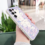 Flower Bush Bear Case For Samsung Galaxy