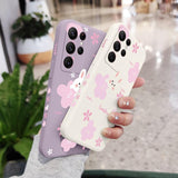 Rabbit Safflower Case For Samsung Galaxy