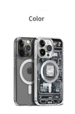 Cool Transparent Magnetic Case for iPhone