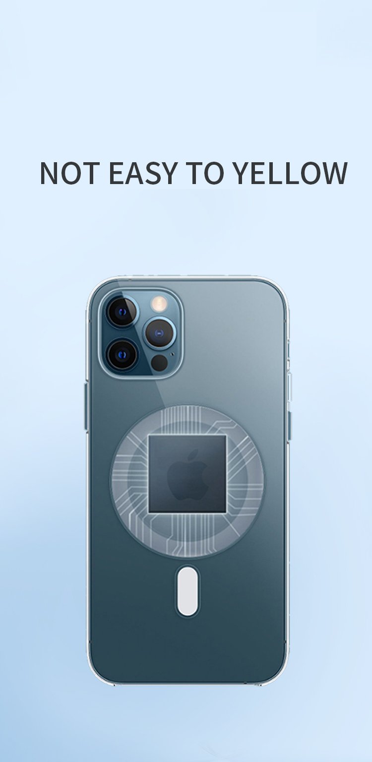 Cool Transparent Magnetic Case for iPhone