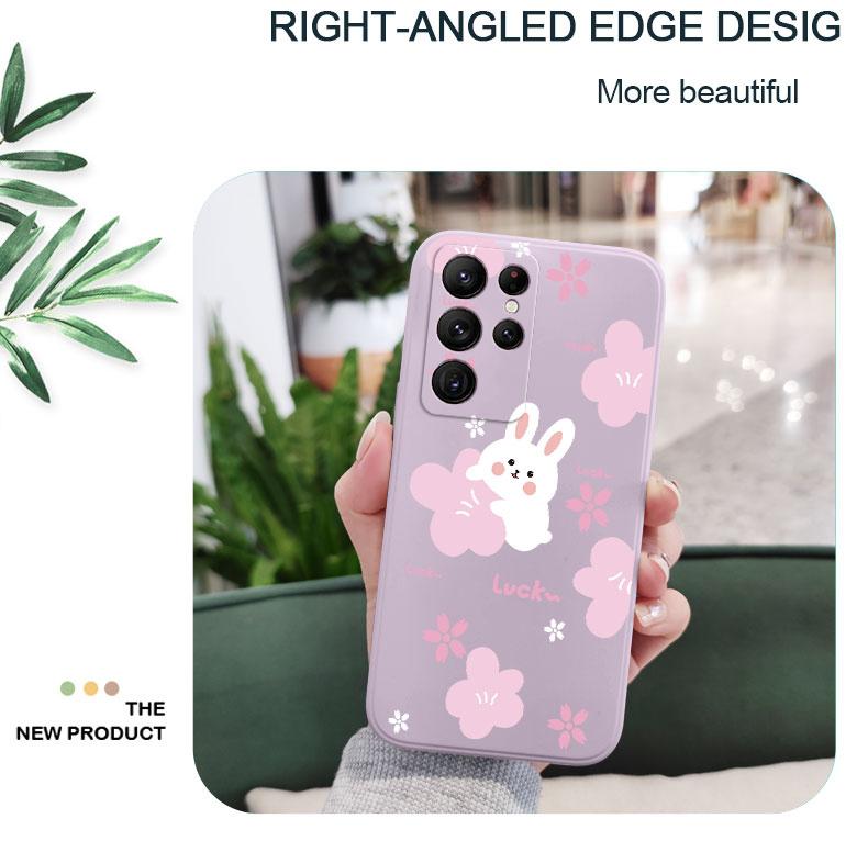Rabbit Safflower Case For Samsung Galaxy