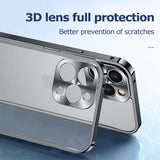 Luxury Metal Border Shockproof Case For iPhone